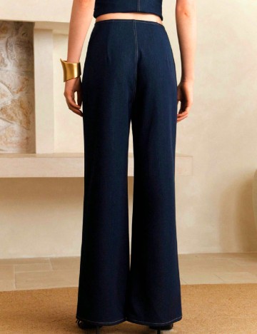 Pantaloni SHEIN, bleumarin