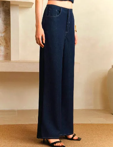 Pantaloni SHEIN, bleumarin