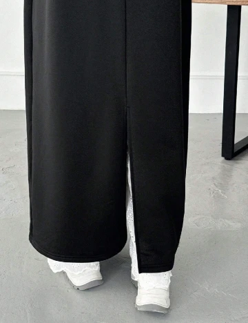 Rochie lunga Friful, negru