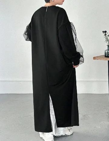 Rochie lunga Friful, negru