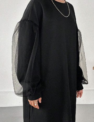 Rochie lunga Friful, negru