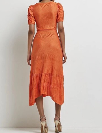 Rochie medie River Island, portocaliu