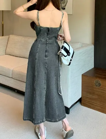 Rochie medie Dazy, albastru