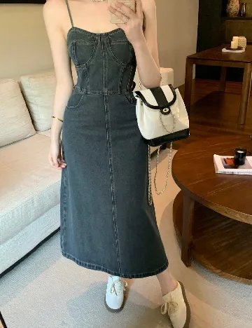 Rochie medie Dazy, albastru