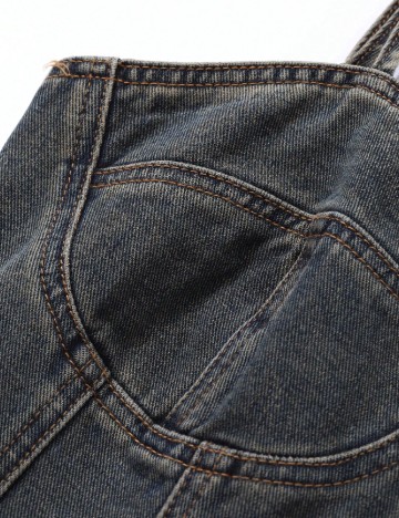 Rochie medie Dazy, albastru