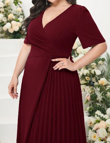 Rochie lunga SHEIN CURVE, rosu