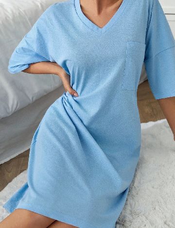 Set Rochii 2 bucati SHEIN, roz/albastru