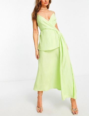 Rochie medie Pretty Lavish, verde