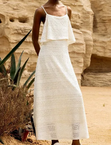 Rochie lunga SHEIN, ecru