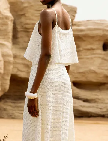 Rochie lunga SHEIN, ecru