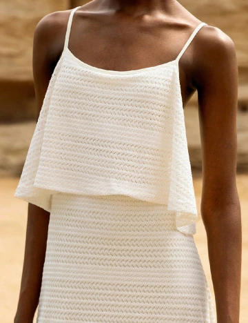 Rochie lunga SHEIN, ecru