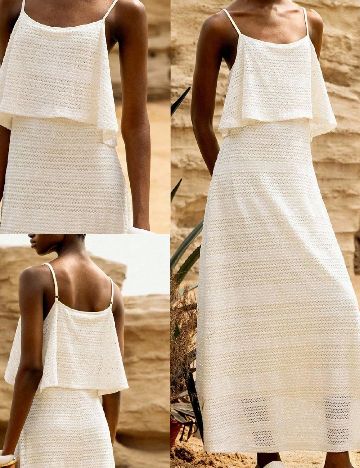 Rochie lunga SHEIN, ecru