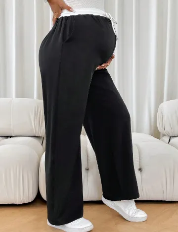 Pantaloni SHEIN Maternity, negru