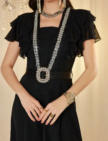 Salopeta SHEIN, negru