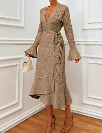 Rochie medie SHEIN, maro