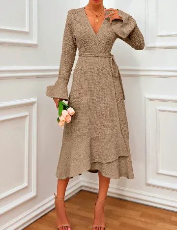 Rochie medie SHEIN, maro