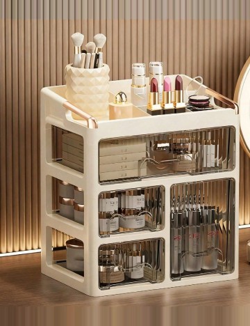 Organizator makeup SHEIN, crem