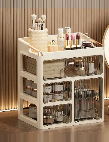 Organizator makeup SHEIN, crem