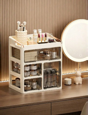 Organizator makeup SHEIN, crem