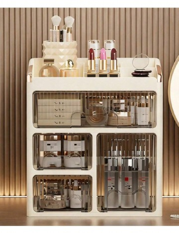 Organizator makeup SHEIN, crem