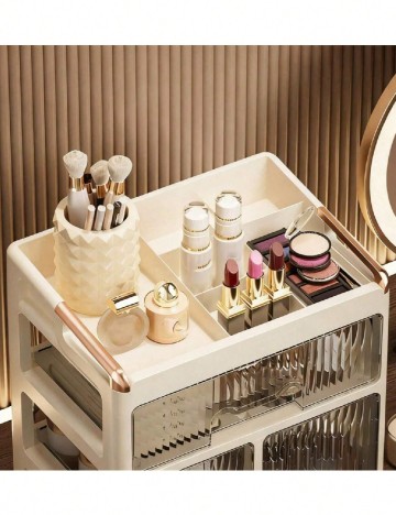 Organizator makeup SHEIN, crem