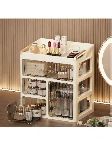 Organizator makeup SHEIN, crem