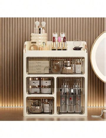 Organizator makeup SHEIN, crem