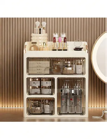Organizator makeup SHEIN, crem