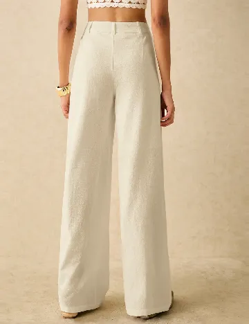 Pantaloni SHEIN, crem