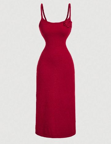 Rochie medie SHEIN, rosu