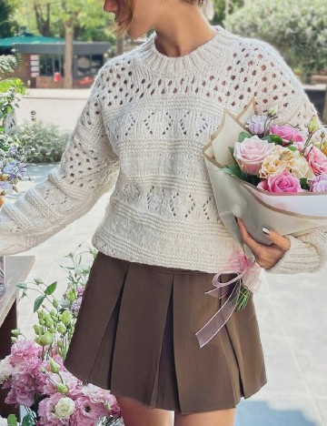 Pulover SHEIN, crem