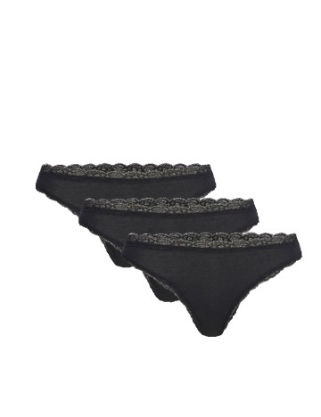 Set chiloti 3 perechi LINDEX, negru