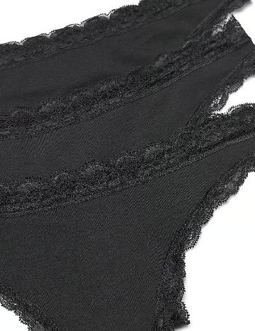 Set chiloti 3 perechi LINDEX, negru