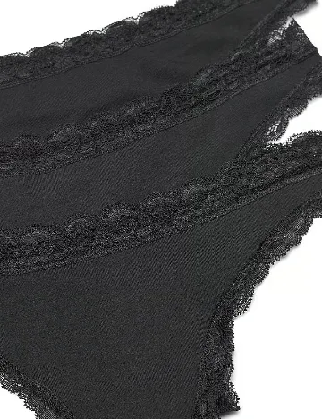 Set chiloti 3 perechi LINDEX, negru