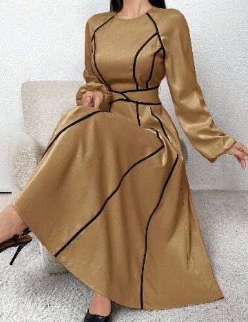 Rochie lunga SHEIN, maro