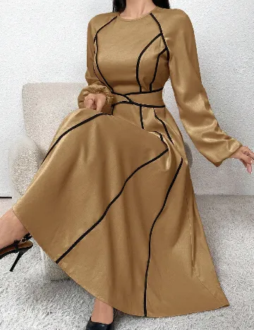 Rochie lunga SHEIN, maro