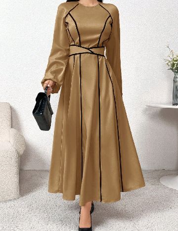 Rochie lunga SHEIN, maro