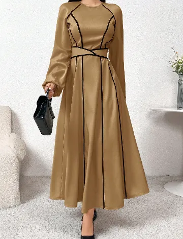 Rochie lunga SHEIN, maro