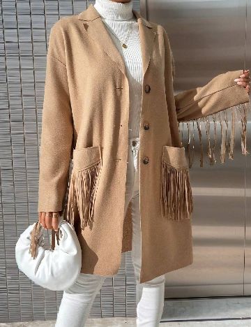 Palton SHEIN, maro deschis