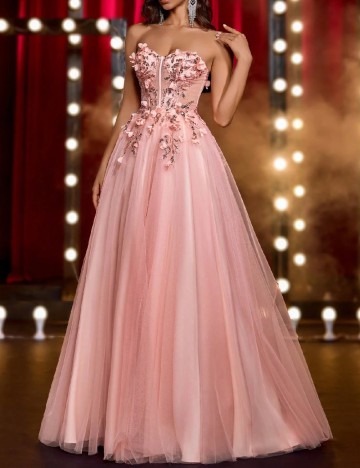 Rochie lunga SHEIN, roz