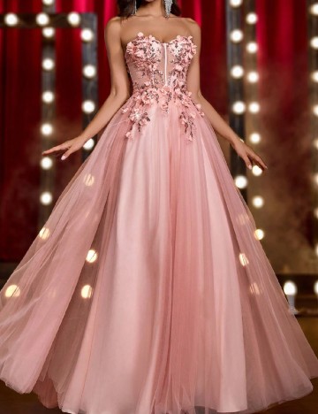 Rochie lunga SHEIN, roz