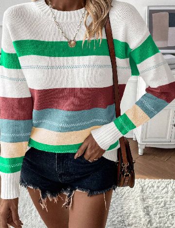 Pulover SHEIN, mix culori