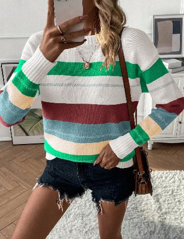 Pulover SHEIN, mix culori