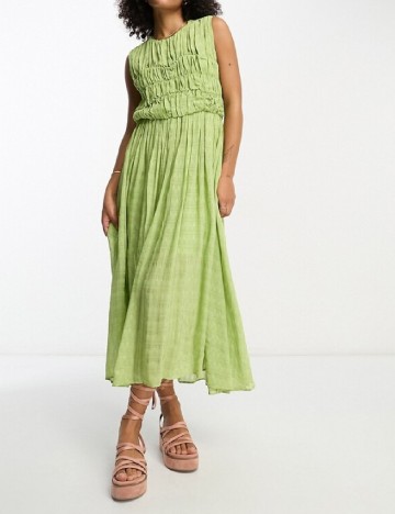 Rochie medie ASOS, verde