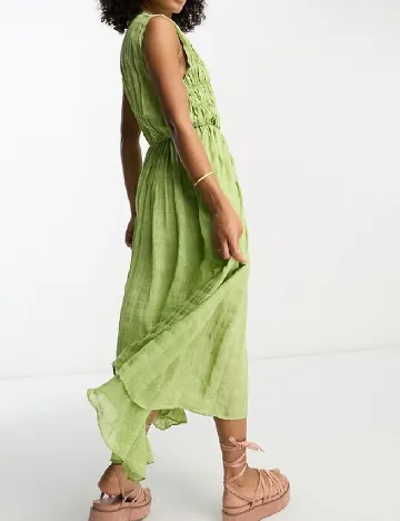 Rochie medie ASOS, verde