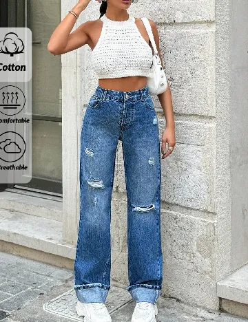 Blugi SHEIN, albastru