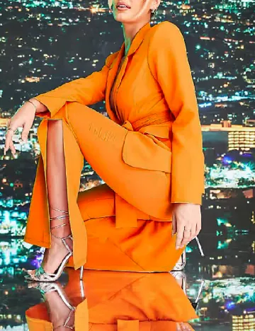 Pantaloni ASOS, portocaliu