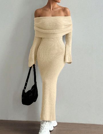 Rochie lunga SHEIN, galben deschis