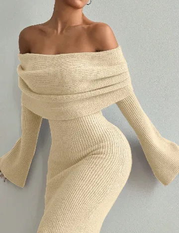 Rochie lunga SHEIN, galben deschis