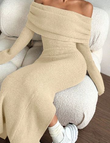 Rochie lunga SHEIN, galben deschis